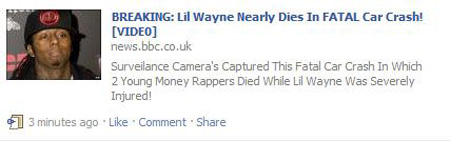 facebook-gossip-scam Fake Celebrity Gossip