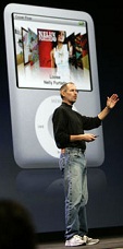 jobs_ipod Steve Jobs Presenting The iPod