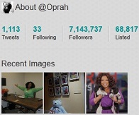 oprah-twitter-account Oprah Winfrey Twitter account