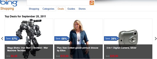 bing-deals Bing Deals Homepage