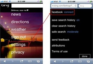 Bing "Like Results" For Mobile