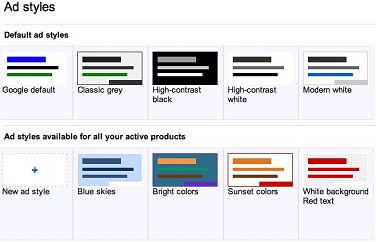 AdSense Ad Styles