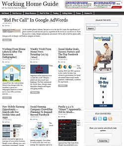 WorkingHomeGuide.com New Design