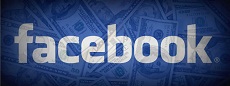 Facebook With Money Background