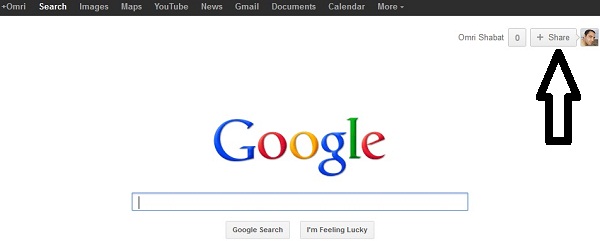 Less Clean But More Social – Google’s Homepage Gets The Share Box