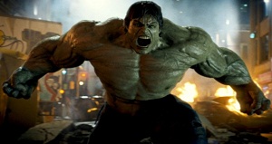 Incredible Hulk raging