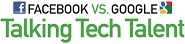 Facebook vs Google Logo