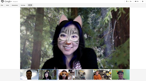 Google+ Hangout Effects