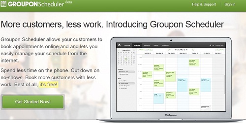 Groupon’s Booking Service Scheduler Now Free For U.S. and Canada Small Businesses