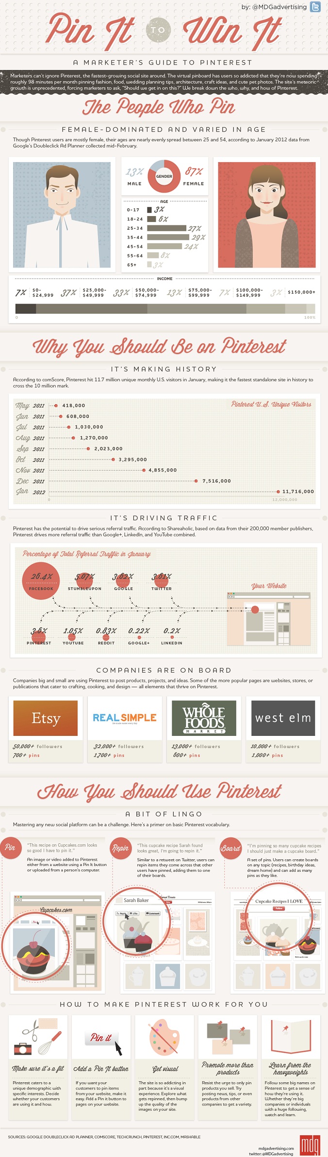 Pinterest Overview Infographic