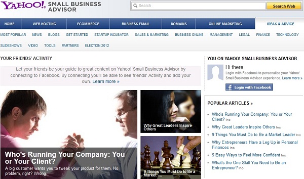 Yahoo Small Business Advisor