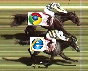 Chrome and Internet Explorer In a Close Browser Race Worldwide