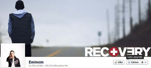 Facebook Eminem Page