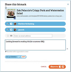 Bitly Share Bitmark