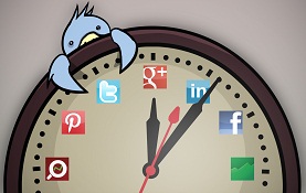 Social Media Clock