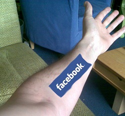 Facebook Logo Tattoo