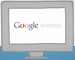 Google Analytics Logo On Monitor