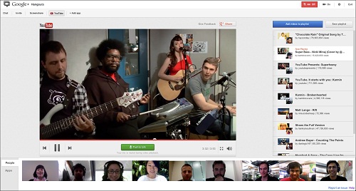 YouTube: Video Playlists On Google+ Hangout and Auto-Captions in Spanish