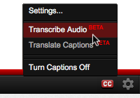 YouTube Auomatic Spanish Captions