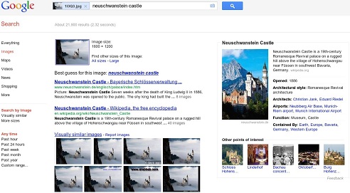 Google Search By Image Knowledge Graph