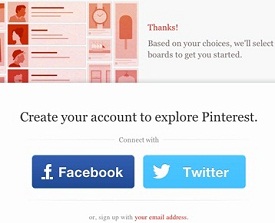 Pinterest Open Registration