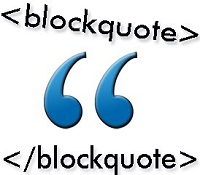 Blockquote Symbol