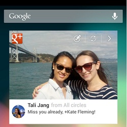 Google+ mobile app screenshot