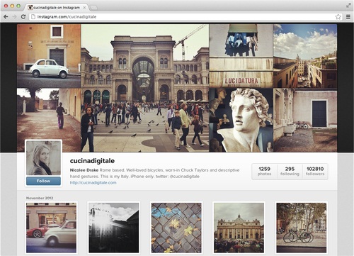 Instagram New Web Profile