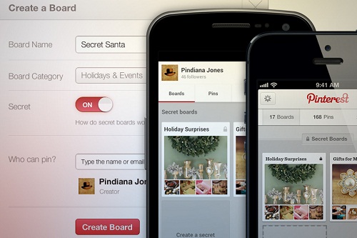 Pinterest Goes All Intimite with “Secret Boards”