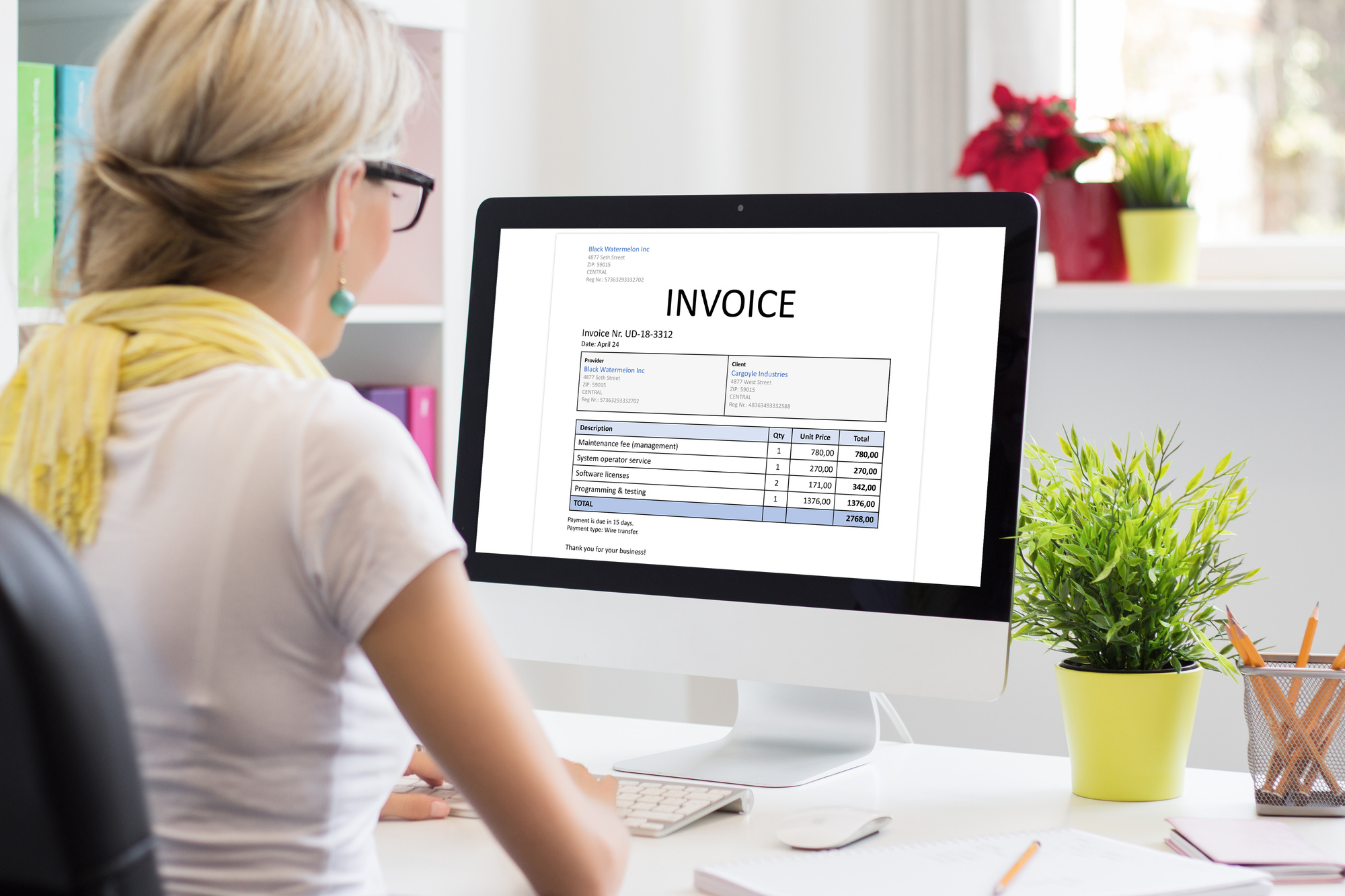 Invoice for Freelance Work
